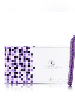 $350 ROYALE PRO Purple Leopard Flat Iron